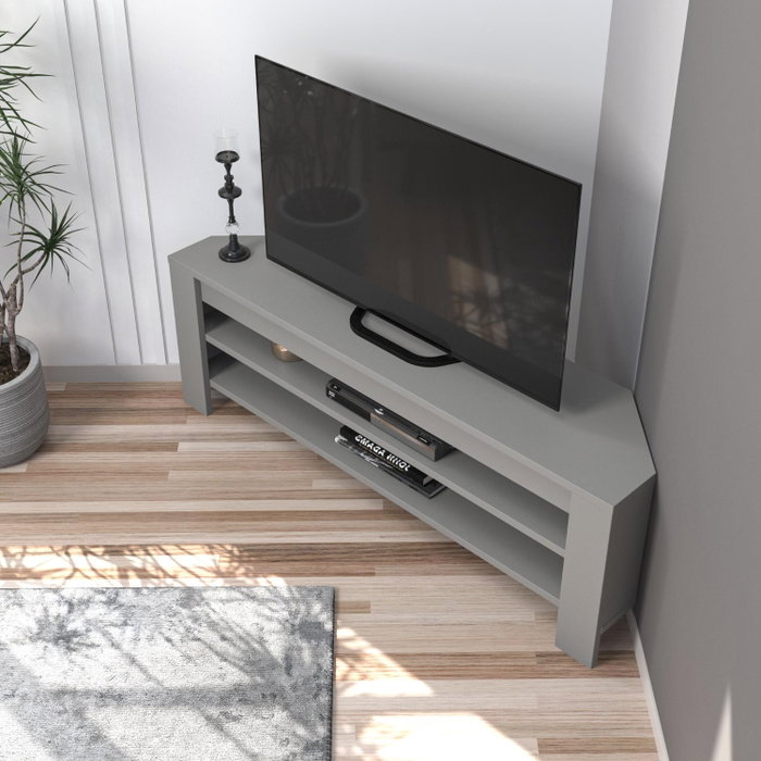 Hanah Home Soporte de TV Corner - Gris